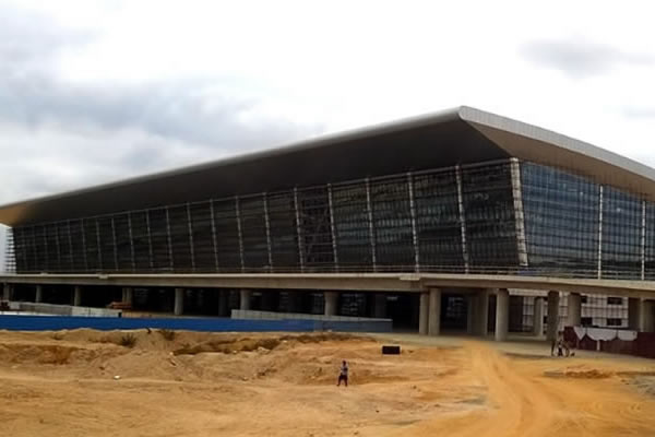 New Luanda airport terminal entrance